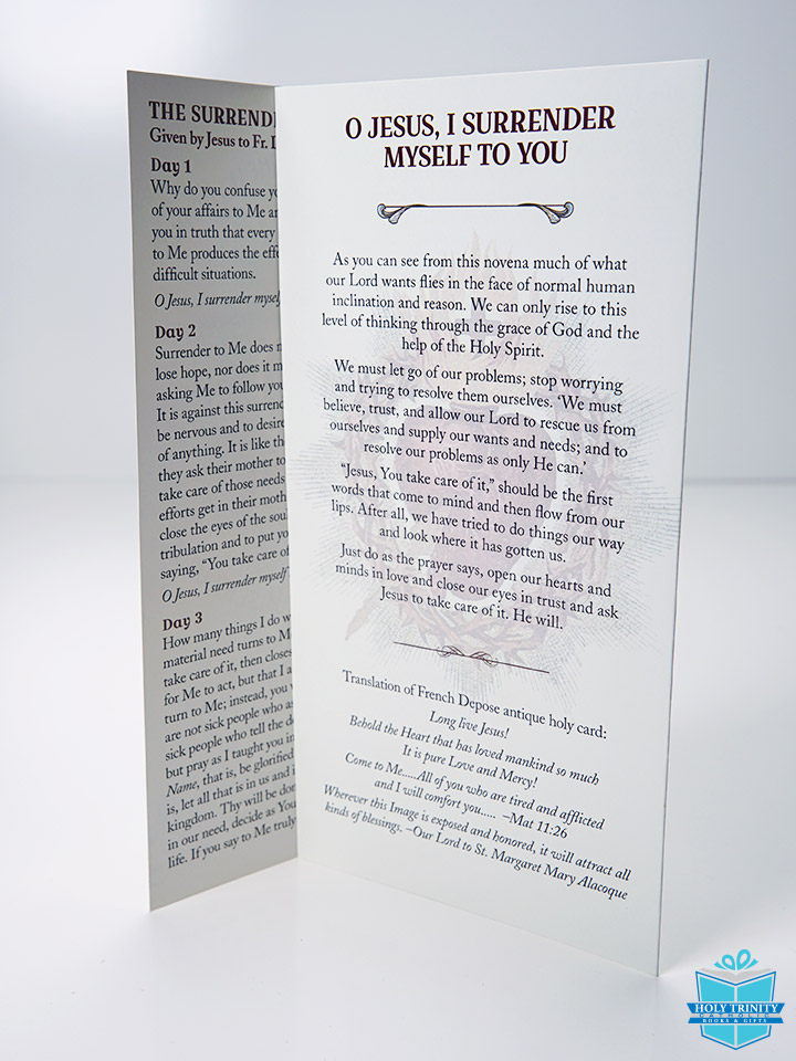 Surrender Novena Large Print Holy Trinity Catholic Books And Gifts