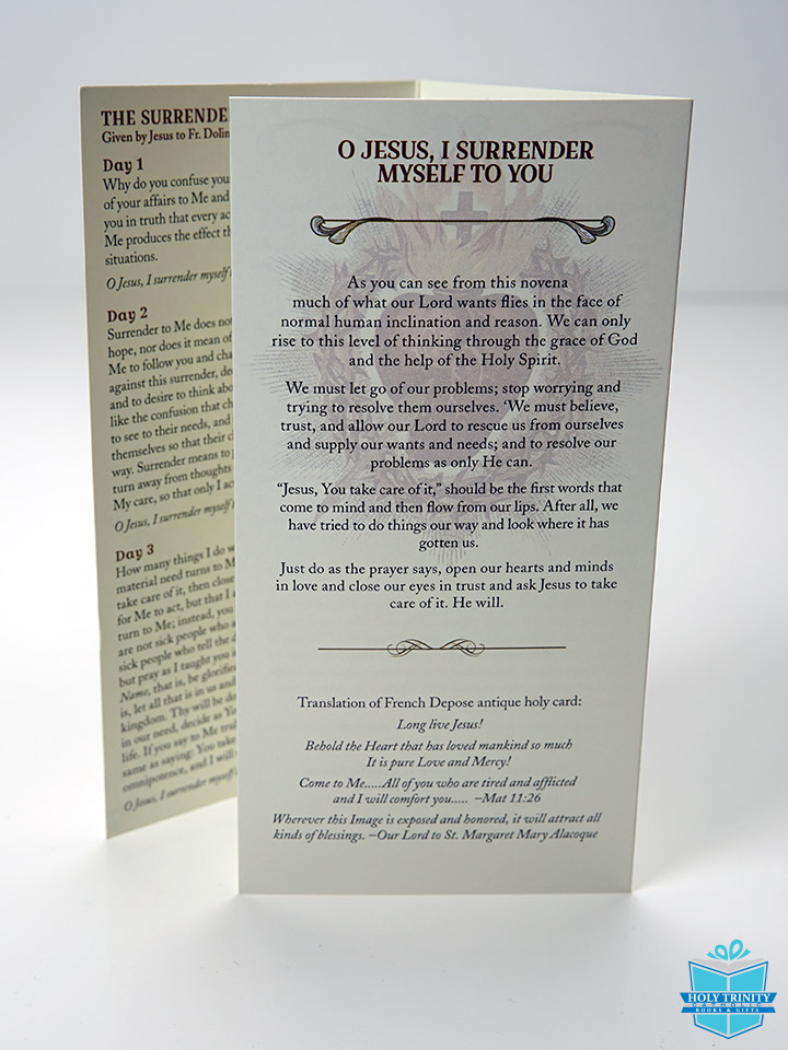 Surrender Novena Holy Trinity Catholic Books And Gifts